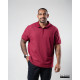 Plus size Polo T-shirt-Maroon