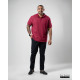 Plus size Polo T-shirt-Maroon