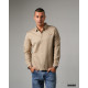 Long Sleeve Beige  Shirt with embroider logo