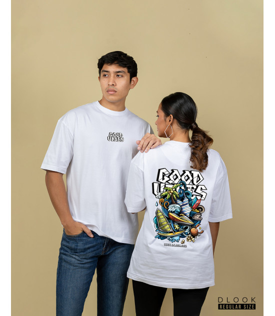 Unisex Graphic T-Shirt-White