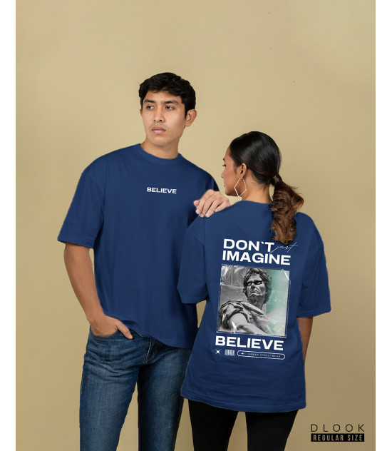 Unisex Graphic T-Shirt Dark Blue