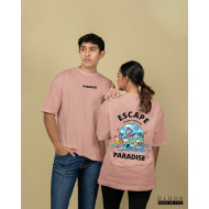 Unisex Graphic T-Shirt-Light Pink 2