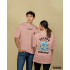 Unisex Graphic T-Shirt-Light Pink 2