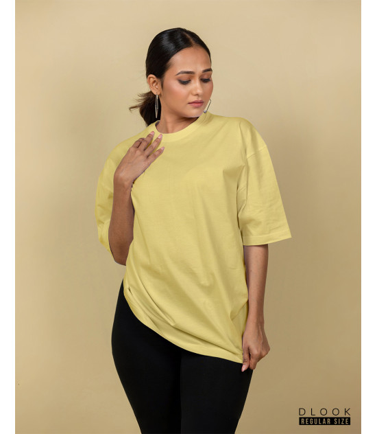 UNISEX OVERSIZED T-SHIRT YELLOW