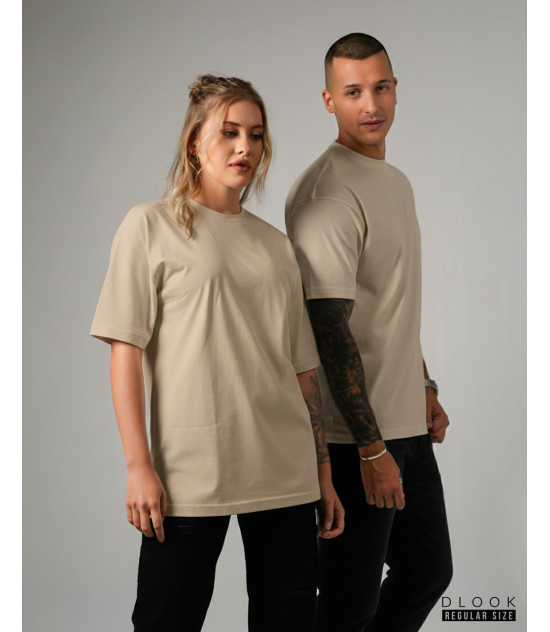 UNISEX OVERSIZED T-SHIRT BEIGE