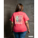 Ladies Plus Size Graphic T shirt - Pink