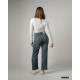 High-Rise Wide Leg Denim Pants