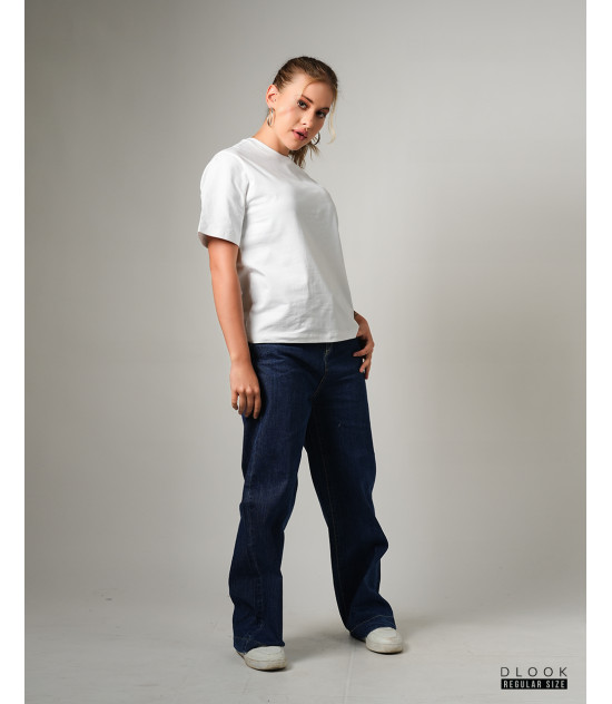 Classic Dark-Wash Straight Denim