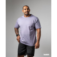 Men Plus Plain T-Shirt –Light Purple