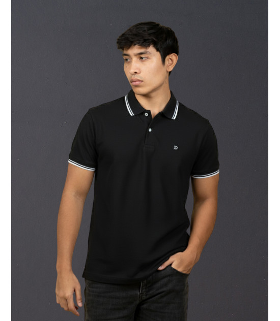 Polo T-shirt-Black