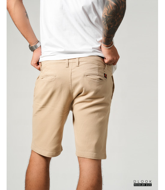 TWILL STRECH SHORT BEIGE