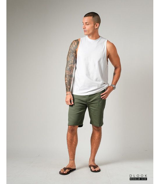 TWILL STRECH SHORT GREEN