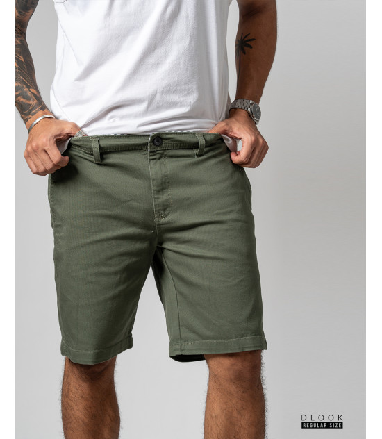 TWILL STRECH SHORT GREEN
