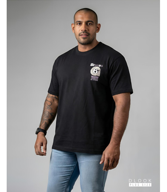 Breeze 6 Graphic Crew Neck T-Shirt – Black