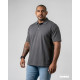 Plain Color Front Button Polo T Shirt
