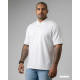 Plain Color Front Button Polo T Shirt