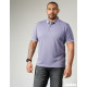 Plus size Polo T-shirt-Light Purple