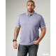 Plus size Polo T-shirt-Light Purple