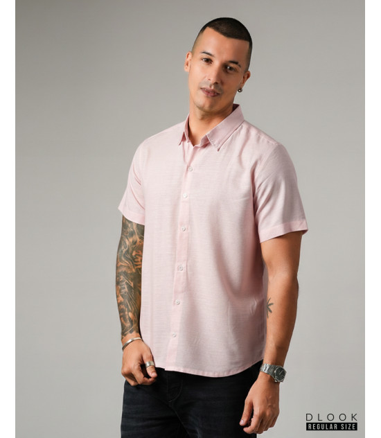 Short Sleeve Light Brown Shirt 