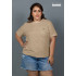 LIGHT BROWN ACTIVEWEAR T-SHIRTS