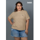 LIGHT BROWN ACTIVEWEAR T-SHIRTS