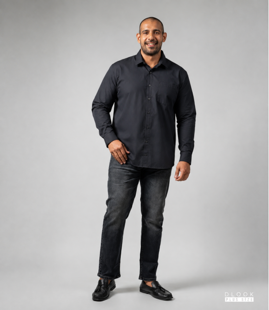 Modern Long-Sleeve Shirt - Black