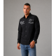 Modern Long-Sleeve Shirt  Regular -  Black