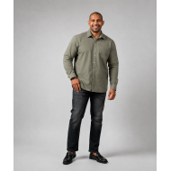 Modern Long-Sleeve Shirt - Dark Green