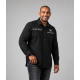 Modern Long-Sleeve Shirt - Black Printed