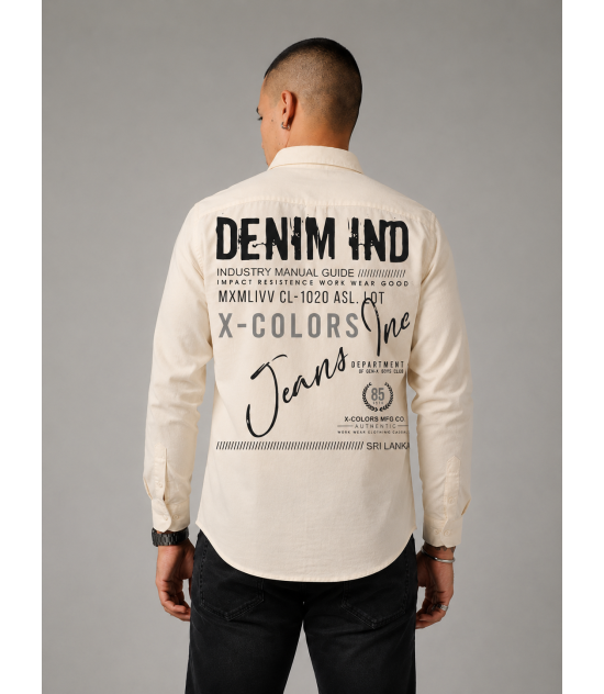 Modern Long-Sleeve Shirt  Regular -  Off White