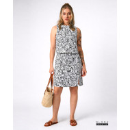 White Casual Co-ord Skirt Set