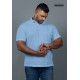 PLUS POLO T SHIRT LIGHT BLUE