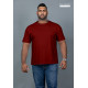 MEN PLUS T SHIRT- MAROON-DMP 50001