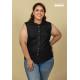 Black Petunia Sleeveless Top