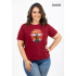 LADIE'S PLUS SIZE PRINT T-SHIRT - DWP 10052