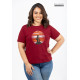 LADIE'S PLUS SIZE PRINT T-SHIRT - DWP 10052