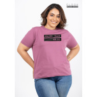 LADIE'S PLUS SIZE PRINT T-SHIRT - DWP 10053