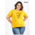 LADIE'S PLUS SIZE PRINT T-SHIRT - DWP 10056