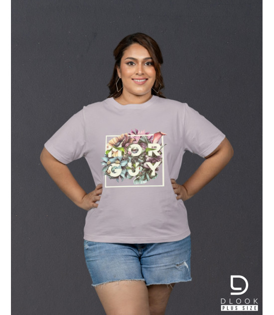 Ladies Plus Size Graphic T shirt - 08