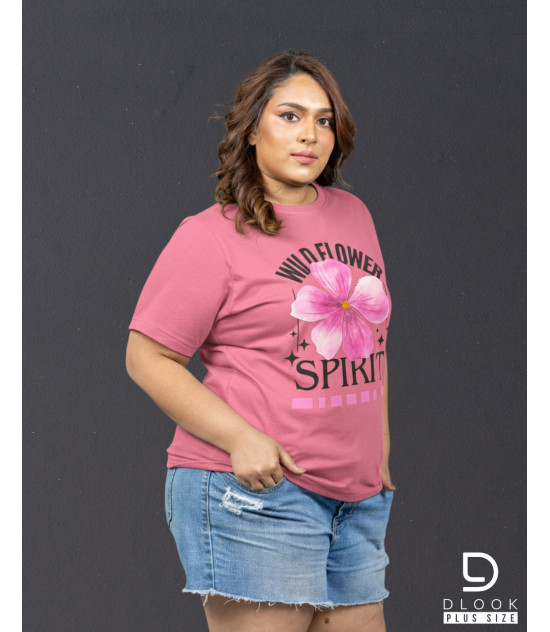 Ladies Plus Size Graphic T shirt - 09