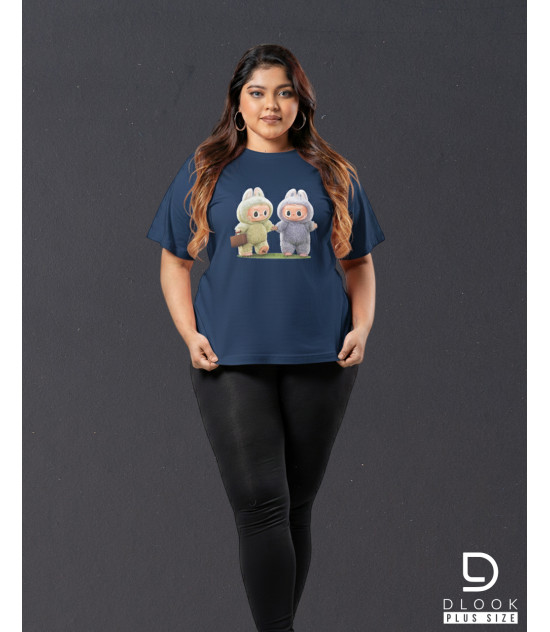 Ladies Plus Size Graphic T shirt - 12