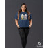 Ladies Plus Size Graphic T shirt - 12