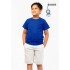 BOY CREW NECK T-SHIRT -  ROYAL BLUE 