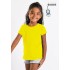 GIRL'S CREW NECK T-SHIRT -  YELLOW