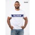 MENS PLUS SIZE "DLOOK" PRINTED T-SHIRT