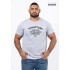 MENS PLUS SIZE "STRUCTURE" PRINTED T-SHIRT