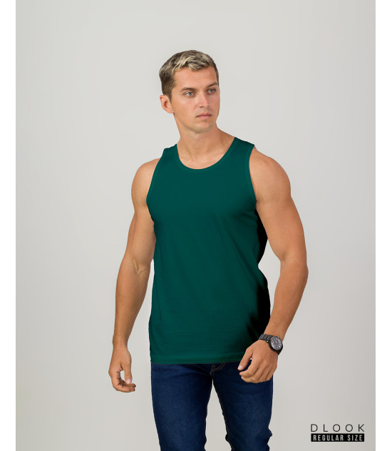 Regular Men's Tank Top Green