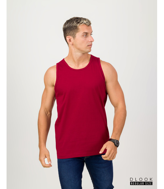 Regular Men's Tank Top Maroon