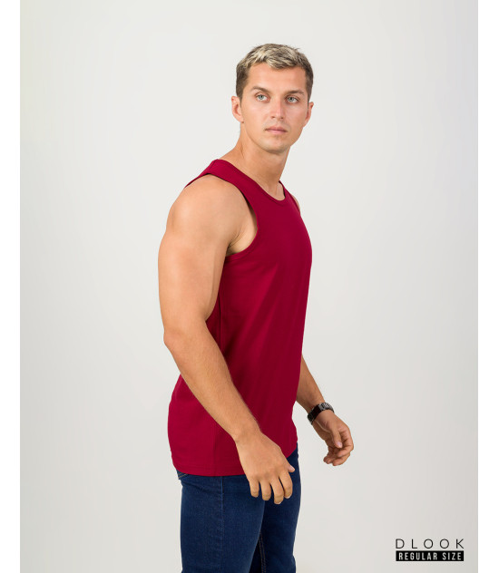 Regular Men's Tank Top Maroon