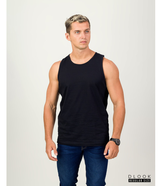 Regular Men's Tank Top Black